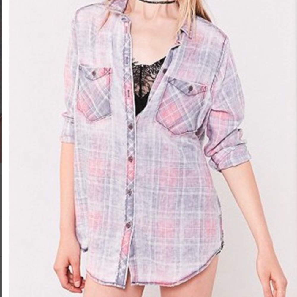Brand New Cotton Candy Flannel Urban Outfitters